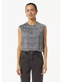 Блуза comma Bluse rmellos, черный