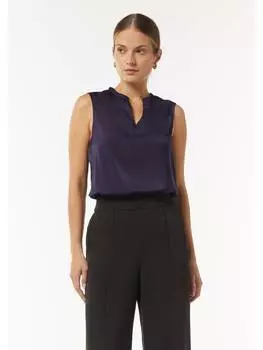 Блуза comma Bluse rmellos, фиолетовый