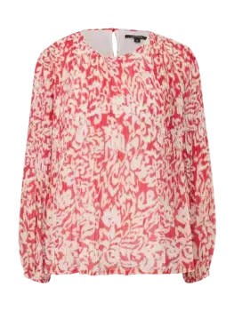 Блуза comma langarm, цвет rot-wei