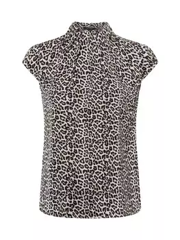 Блуза comma shirt, цвет beige schwarz