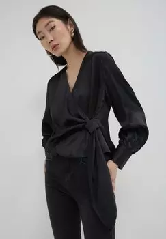 Блуза CROIS AVEC CEINTURE Calliope, черный