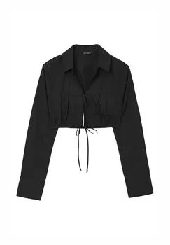 Блуза CROPPED CON LACCETTI Calliope, черный