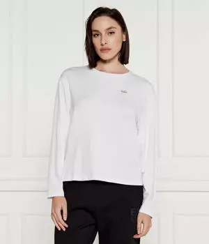 Блуза Ea7 Loose Fit, белый