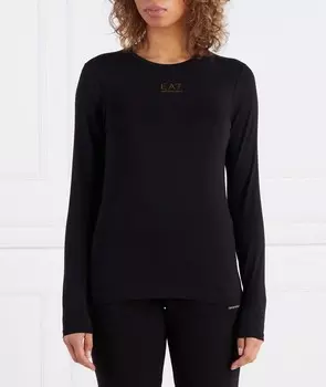 Блуза EA7 Regular Fit, черный