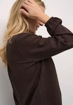 Блуза ELLEN Kaffe, коричневый