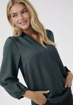 Блуза ELLEN Kaffe, сине-серый