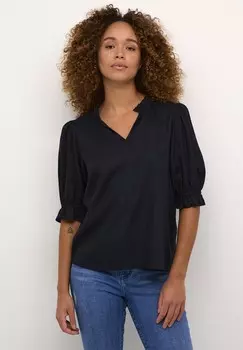 Блуза ELLY SOLID Kaffe, пестрый черный