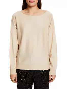 Блуза ESPRIT Pullover, бежевый