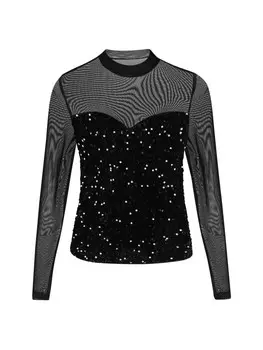 Блуза faina Blouse, черный