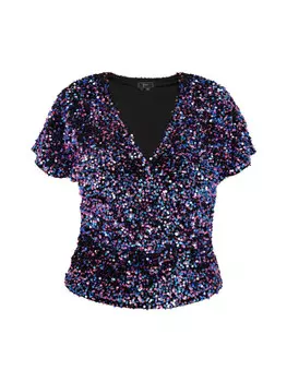 Блуза faina, цвет blau pink