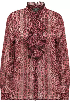 Блуза faina Rschen Mit Leoprint, красный
