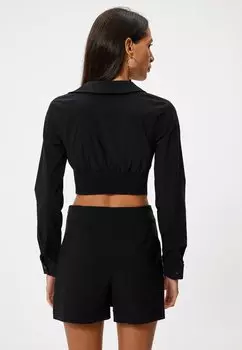 Блуза GIMPED CROP Koton, черный