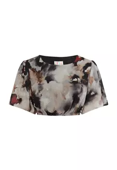 Блуза IZIA Mit Batikmuster, черный