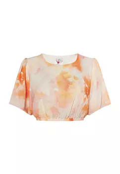 Блуза IZIA Mit Batikmuster, оранжевый