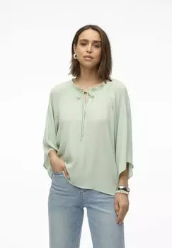 Блуза JANNI Vero Moda, светло-зеленый