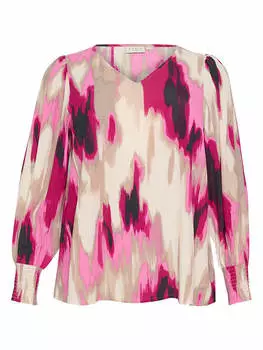 Блуза Kaffe Bluse, цвет Rosa/Creme