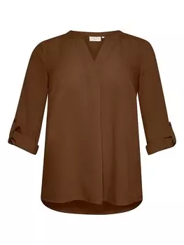 Блуза Kaffe Bluse, коричневый