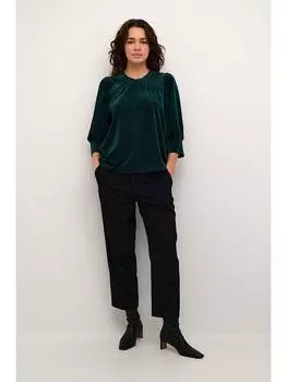Блуза Kaffe Bluse, темно-зеленый