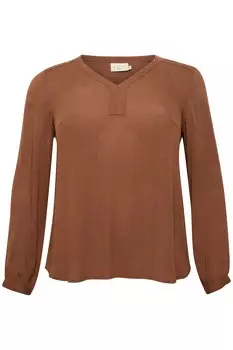 Блуза Kaffe Curve CAMI, цвет Sepia