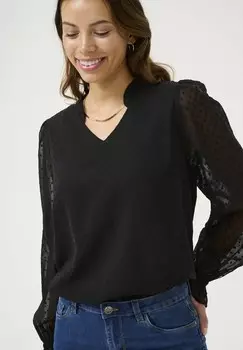 Блуза Kaffe, цвет Mottled Black