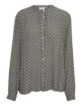 Блуза Kaffe JILLY, цвет Olive/Pastel Green