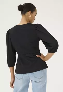 Блуза KATRINE WRAP Kaffe, пестрый черный