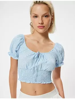 Блуза KOTON, цвет blau gemustert