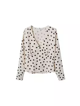 Блуза MANGO Blouse, белый