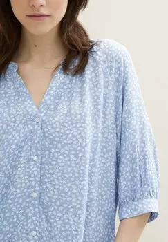 Блуза MIT BALLONRMELN TOM TAILOR DENIM, синий