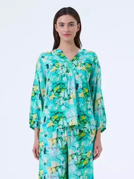 Блуза MOD, цвет soft mint allover