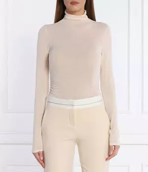 Блуза Patrizia Pepe Regular Fit, бежевый