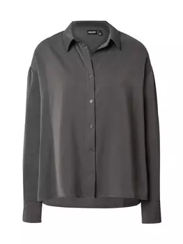 Блуза PIECES Blouse Franan, темно-серый