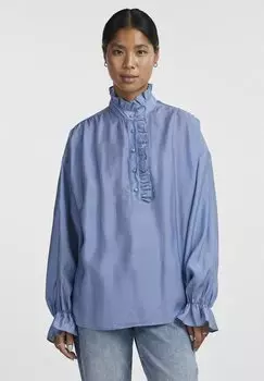 Блуза Pieces, цвет cornflower blue