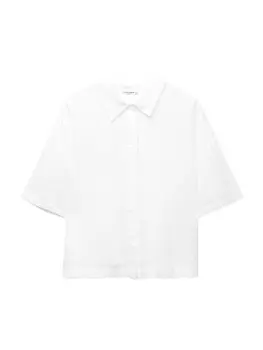 Блуза Pull&Bear, белый