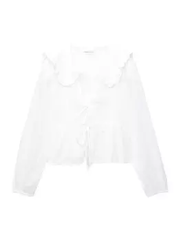 Блуза Pull&Bear, белый