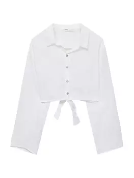 Блуза Pull&Bear, белый