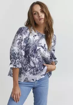 Блуза PULZ, синий