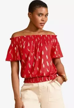 Блуза REGULAR FIT - BARDOT - Print T-shirt Love & Roses, красный