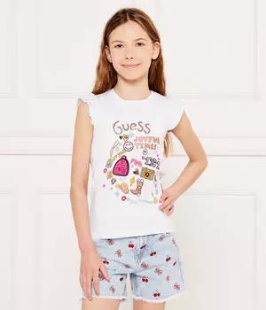 Блуза Regular fit Guess, белый