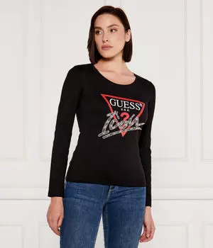 Блуза Regular fit Guess Jeans, черный