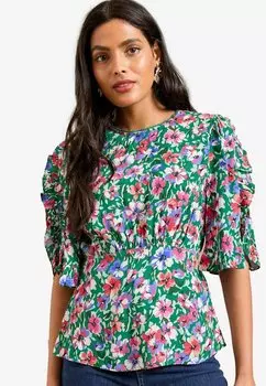 Блуза REGULAR FIT Love & Roses, зеленый