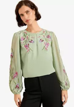 Блуза REGULAR FIT Love & Roses, зеленый