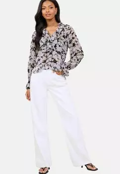 Блуза REGULAR FIT RUFFLE Lipsy, черный
