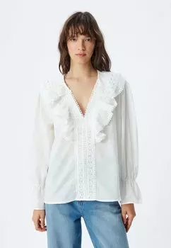 Блуза RUFFLED Koton, молочный