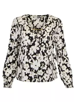 Блуза Scotch & Soda Bluse, черный/белый