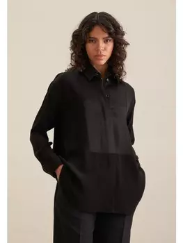 Блуза Seidensticker Oversized, черный