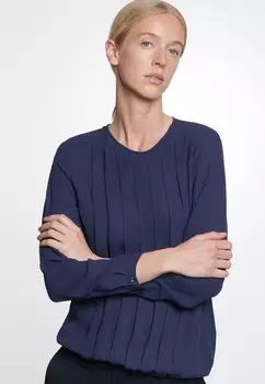 Блуза Seidensticker Shirt Regular, темно-синий