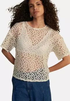 Блуза SHORT SLEEVE Next, белый