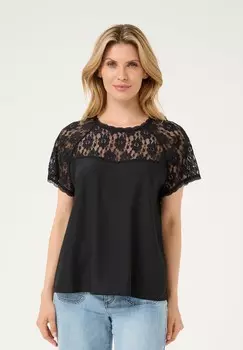 Блуза SILJA Kaffe, цвет Mottled Black