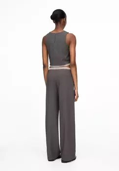 Блуза SLEEVELESS PULL&BEAR, серый
